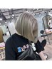 【話題のハイブリーチ】カット＋ハイブリーチ＋艶カラー＋ベースTｒ