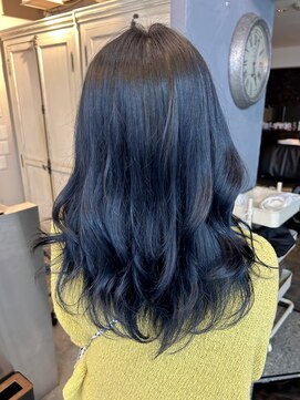 ヘアスタジオニコ(hair studio nico...) navy blue