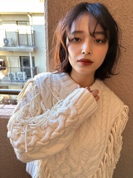 トゥーリ 二日市店(tuuli) 大人女性◆艶レイヤー前髪ピンクベージュ 髪質改善 縮毛矯正