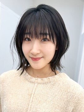 サンド 大阪梅田(sand) レイヤーカット/ウェットヘア/縮毛矯正/ニュアンスパーマ