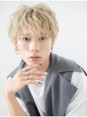 10代20代ハイトーンカラーツイスパ無造作マッシュe上尾