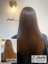 トトヘアーアンドネイル(toto hair and nail)&nbsp;人気NO.1【髪質改善カラーコース】カット・メテオカラー・TR