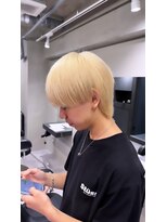 ハイプ 名古屋栄(HYPE)&nbsp;ホワイトブロンド×ショートウルフ