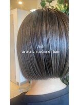 アッシュ アーティスティック スタジオ オブ ヘア(Ash artistic studio of hair) ボブ×ベージュ