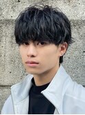 ニュアンスパーマメンズマッシュ
