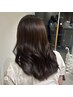 【柳指名！艶髪カラー】韓国風カット+ダメージレスカラー+マーブ　￥10,000