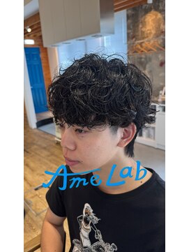 アメラボ 平針店(AmeLab) 【無造作スパイラルパーマ/ショートウルフパーマ】山本凌也