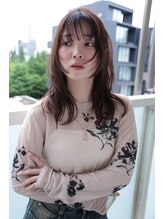 ヘアーモード ケーティー 尼崎本店(Hair Mode KT) くびれレイヤー/顔まわりカット/ブラウンカラー/阪神尼崎