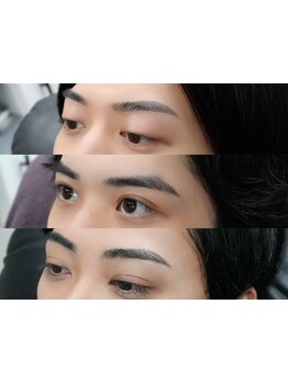 【眉サロンデビュー】垢抜け眉カットで清潔感と好印象を。髪も眉もブランクトーキョーで[表参道駅/men's]