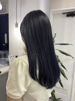 リュンヌ(Lune)&nbsp;ネイビーブルー×ブルーブラック/暗髪/美髪/透明感カラー/YU175