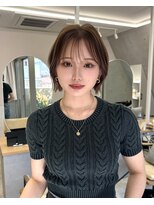 サンド 池袋(sand)&nbsp;黒髪/オリーブグレー/クラゲヘアー/小顔/ココアベージュ