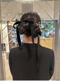 結婚式ヘアセット