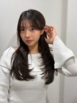 エアー 銀座(air)&nbsp;レイヤーカット／ナチュラル／モテ髪/銀座/ロングレイヤー
