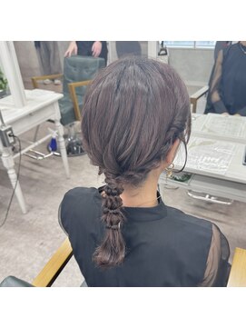リミットバイアフィナー 大宮店(limit by Afinar) 編みおろしヘア