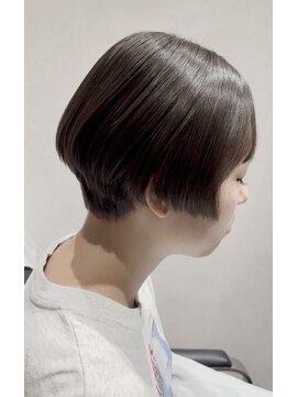 髪質改善縮毛矯正＋似合わせカット/マッシュショート