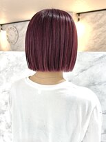 ヴィア 京都烏丸(Via)&nbsp;ワインレッド/カシスレッド/ブリーチ/ボブ/髪質改善