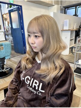 ブリーチで叶うベージュカラー