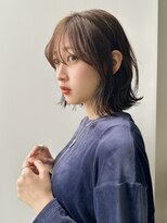 ディッセンバー 神宮前(December)&nbsp;ベージュ/レイヤー/ミディアム/U24/顔まわりレイヤー/ボブ