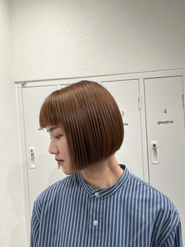 イノセンス 西宮北口店(innocence) 西宮北口/髪質改善/ブリーチなし/艶色ミニボブ