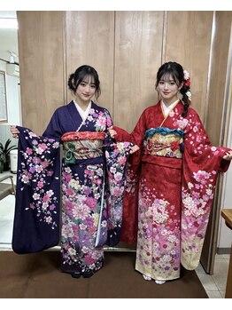 ベストカットスタイル 大田原店の写真/今っぽい可愛いも上品も叶う♪　着付＆ヘアセット