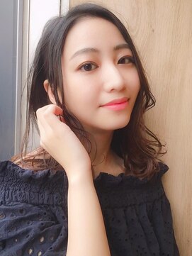 リープアルケー ヘアアンドヘッドスパ 錦糸町北口店(leap arche Hair&head spa) ミディアムレイヤーカット/似合わせカット/髪質改善/錦糸町