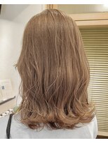 ネオリーブサイン 大森店(Neolive sign) ミルクティーベージュ ブリーチなしダブルカラー 大森