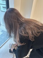 ニール 名古屋 伏見 丸の内(NEELU)&nbsp;【NEELU_misa】透明感抜群グレージュカラー