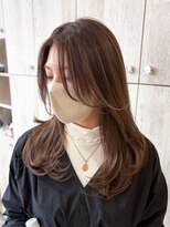 プログレス 仙台駅東口店(PROGRESS) レイヤーカット/マロンブラウン/透明感カラー/髪質改善/仙台