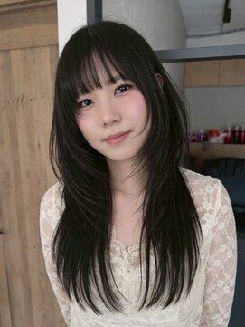 エトワ 中央店(etoi) 大分韓国かき上げレイヤーカット大人レイヤー顔まわりレイヤー