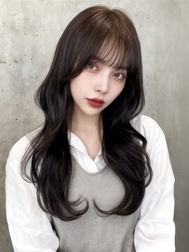 リティアンドビューティースタジオモッズシブヤ(LITTY&beauty studio M.O.D shibuya) 韓国レイヤー/ショコラブラウン/韓国ヘア