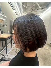 オーク あざみ野(OAK)&nbsp;ボブカット×暗髪グレージュカラー