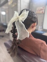 ルスト 成増店(Lust)&nbsp;#編みおろし#ポニーテール#ヘアセット
