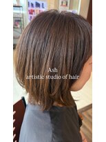 アッシュ アーティスティック スタジオ オブ ヘア(Ash artistic studio of hair)&nbsp;やんわりミディアム