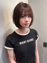 カルマ(KARMA)&nbsp;ふんわりレイヤーボブとヘーゼルベージュ