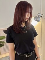 ニコフクオカヘアーメイク(NIKO Fukuoka Hair Make)&nbsp;【NIKO】ワインレッド/暖色カラー/艶髪カラー