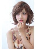 ふわっとナチュラルなショートボブ