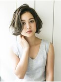 【花本】ショートパーマ ナチュラルマッシュ｜30代40代50代