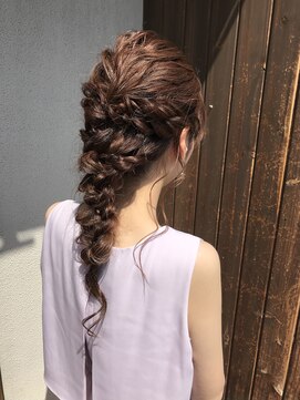 ホルムヘア(holm hair) お呼ばれアレンジ