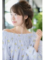 エヌアンドエー 草加店(N&A)&nbsp;鎖骨ミディアム×アレンジ