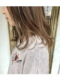 ハイライト×明るめベージュ