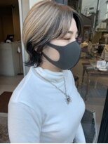 ヘアー アイス ルーチェ(HAIR ICI LUCE) 担当西田 フェイスフレーミング ショートウルフ