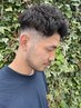 メンズカット+ダメージレスパーマ¥13200