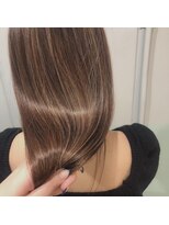髪質改善＊卵型＊カーキグレージュ＊２０代３０代【Zina銀座】