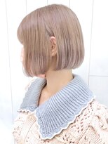 アイティーバイアルバム 八王子店(IT by ALBUM)&nbsp;ベージュ ボブ_カーキグレージュマッシュショート_ba318662