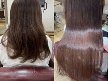 レブリスセカンド(Revliss 2nd)の写真/【髪質改善ヘアエステ】髪質の違いを実感！パーマやカラーを繰り返すほど髪がキレイに扱いやすくなる♪