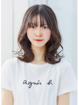 ミチオ ノザワ ヘアサロン ギンザ(Michio Nozawa HAIR SALON Ginza)&nbsp;【池上まさよし】切りっぱなし#地毛風#外ハネミックスカール