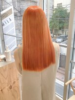 ミラ 新宿(MILA)&nbsp;オレンジカラー/オレンジヘア/カシス/韓国ヘア/ハイトーン/艶髪