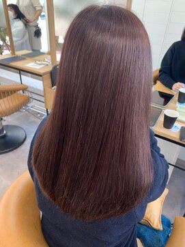 バズ(BUZZ) 水素トリートメントとピンクブラウン（BUZZさの）