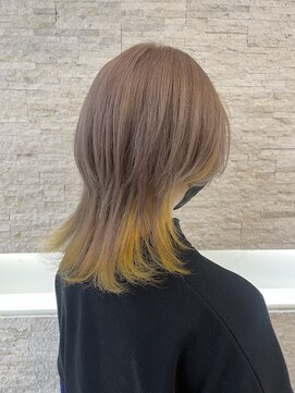 ウェーブス 大宮門街店(wave's) ウルフ×ミルクティー×イエロー wave's大宮門街 唯