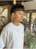 すっきりプードルパーマ